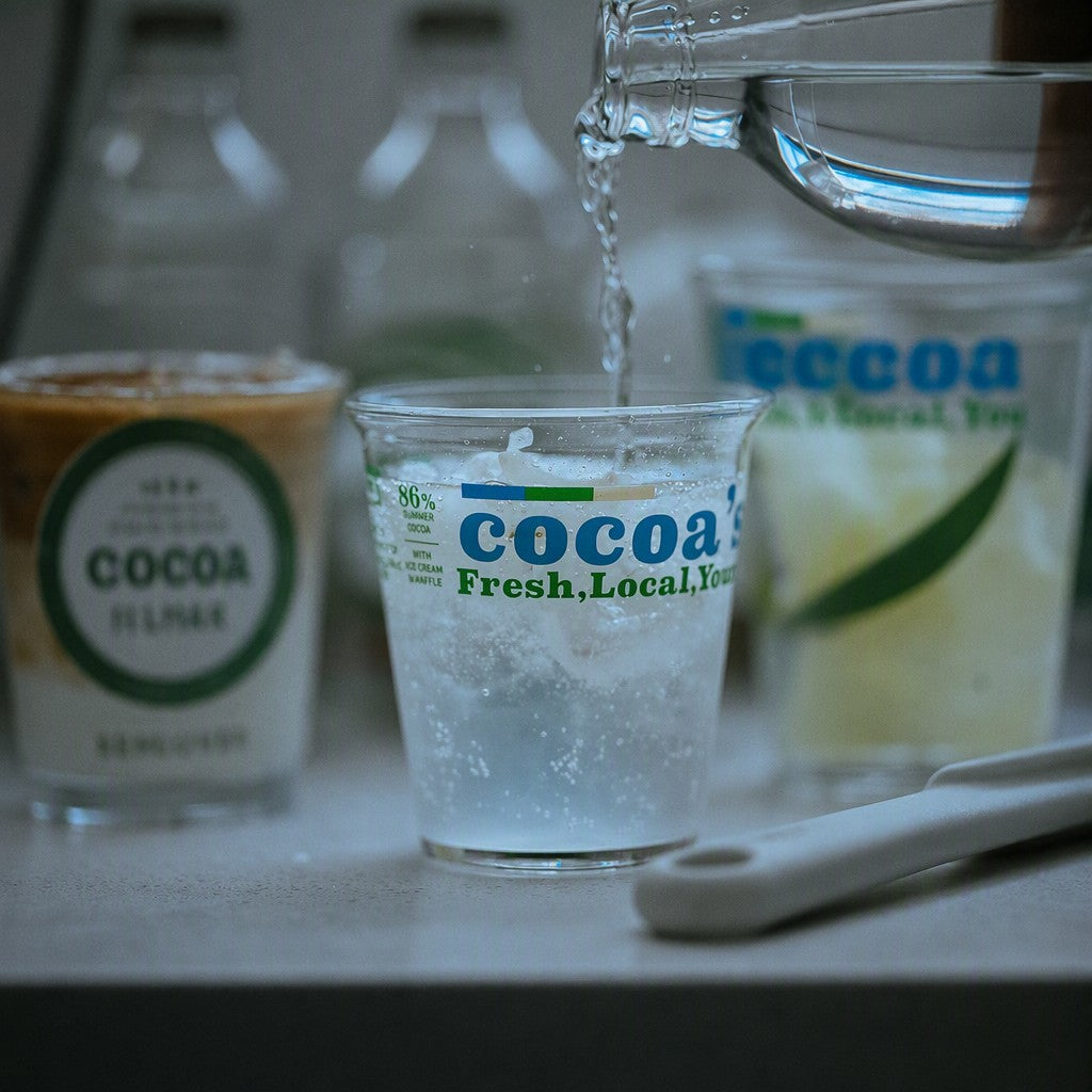 cocoa's Complete Set — Dessert Bowl, Coffee Cup & Waffle Cup