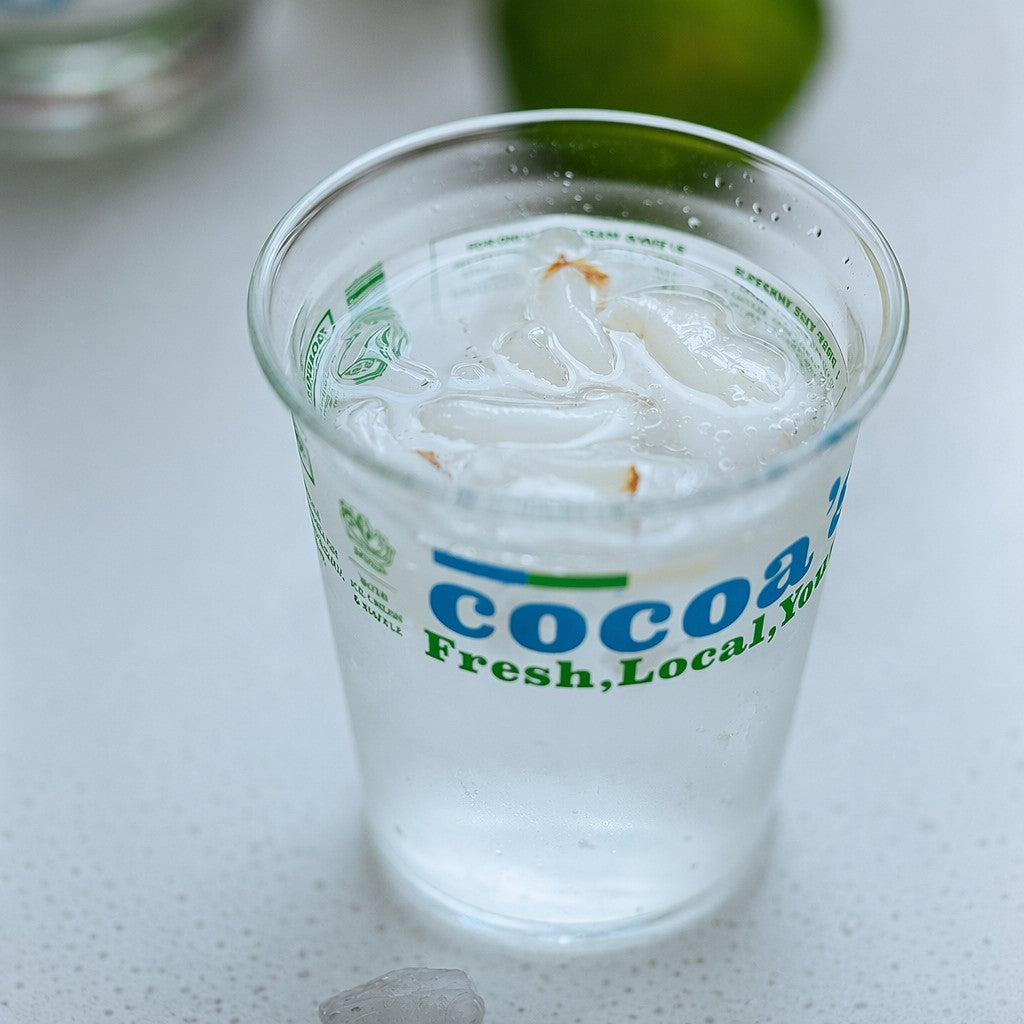 Waffle Grip Cup — One-Hand Borosilicate Glass